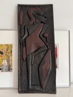 Antikes Holzbild aus Südafrika, Handarbeit Bayern - Ingolstadt Vorschau