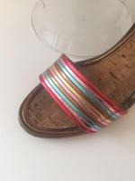 Sandalette Gr. 37 metallic bunt Hessen - Leun Vorschau