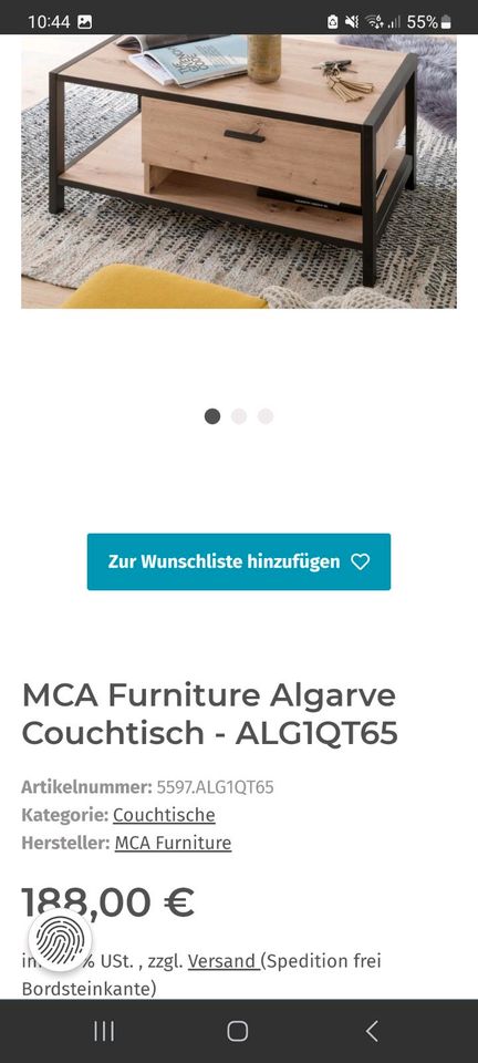 Couchtisch in Aalen