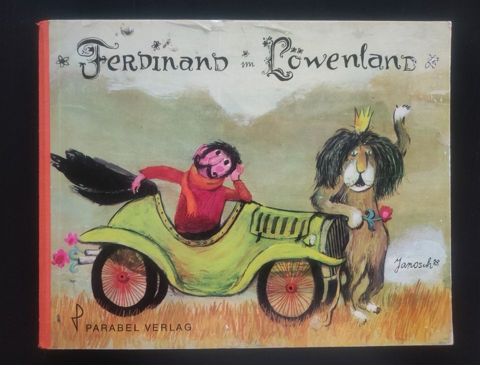 Ferdinand im Löwenland , Pappbuch von Janosch von 1965 in Möser