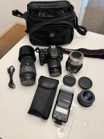 Reflex - Canon EOS 600D Schwarz + 3 Objektive und Tasche Bayern - Mömbris Vorschau