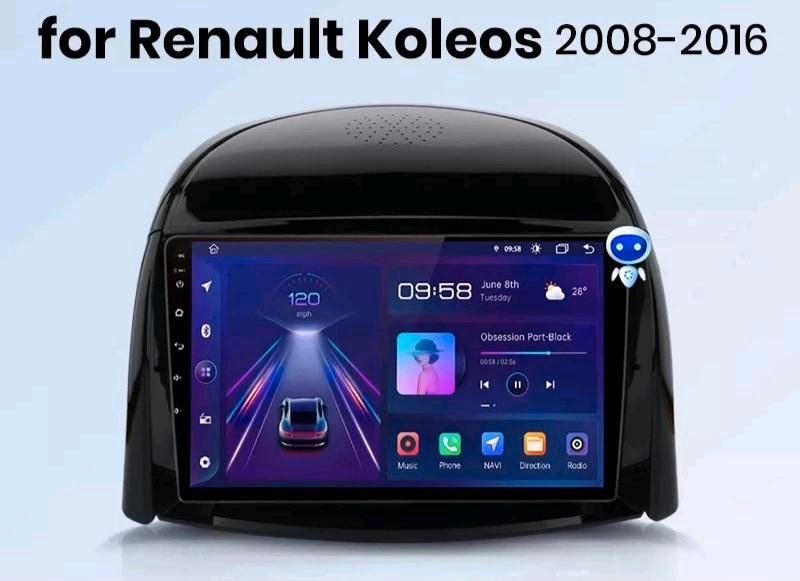 Android Autoradio Renault Koleos 2008 - 2016 GPS Navigation in Burghausen