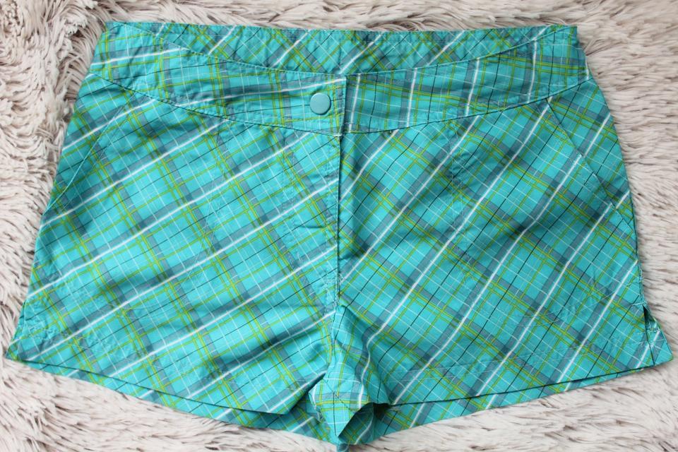 Beach-Shorts, kurze Hose Gr. 140 Karomuster grün/gelb in Würzburg