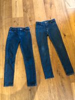 2 Blue Jeans Mädchen 158 H&M skinny fit&Denim München - Allach-Untermenzing Vorschau