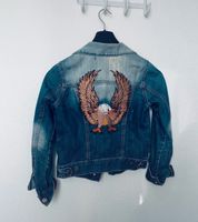 Vintage Jeans Jacke S mit Adler Patch Hippie Boho Nordrhein-Westfalen - Krefeld Vorschau