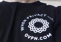T-Shirt ovpn.com •  L • ungetragen • schwarz Niedersachsen - Apen Vorschau