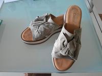 Gabor Pantoletten in hellem khaki/grau Schleswig-Holstein - Schönberg (Holstein) Vorschau