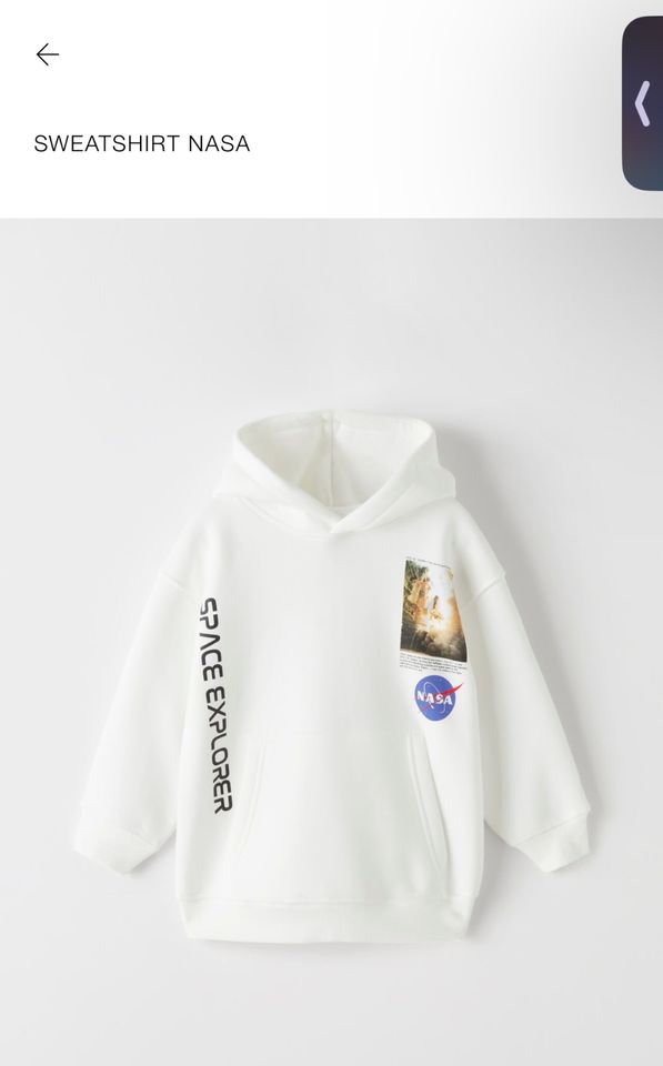 ZARA KINDER SWEATSHIRT NASA GR.134 NEU in München