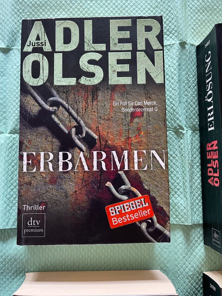 Jussi Adler Olsen, 4 Krimis in gutem Zustand in Albachten