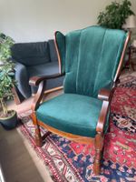 Jugendstil Vintage Sessel Grün Samt Upcycled Restauriert München - Ludwigsvorstadt-Isarvorstadt Vorschau