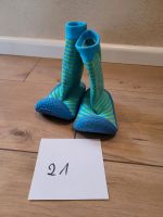 Kinderschuhe Schuhsocken blau grün gr. 21 Hessen - Rodenbach Vorschau