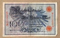 100 Mark  Reichsbanknote - 1908  (reduziert) Bayern - Rednitzhembach Vorschau