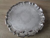 Tablett 925 Sterling Silber 650 Gramm aus Sheffield 1921 Nordrhein-Westfalen - Iserlohn Vorschau