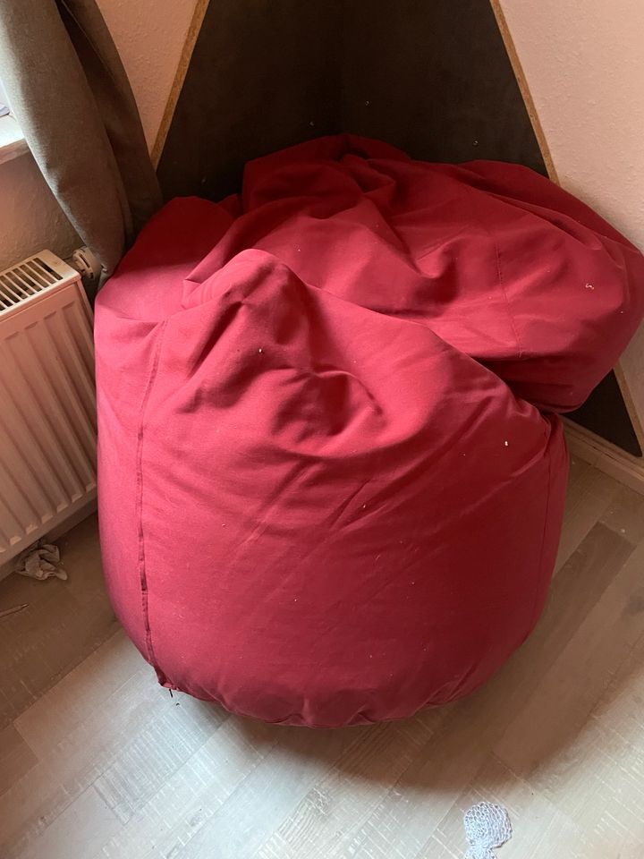 Roter xxl Sitzsack Sessel fatboy in Hannover