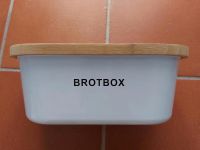 Brotbox Brotkasten mit Bambusdeckel weiß neu Bayern - Forstinning Vorschau