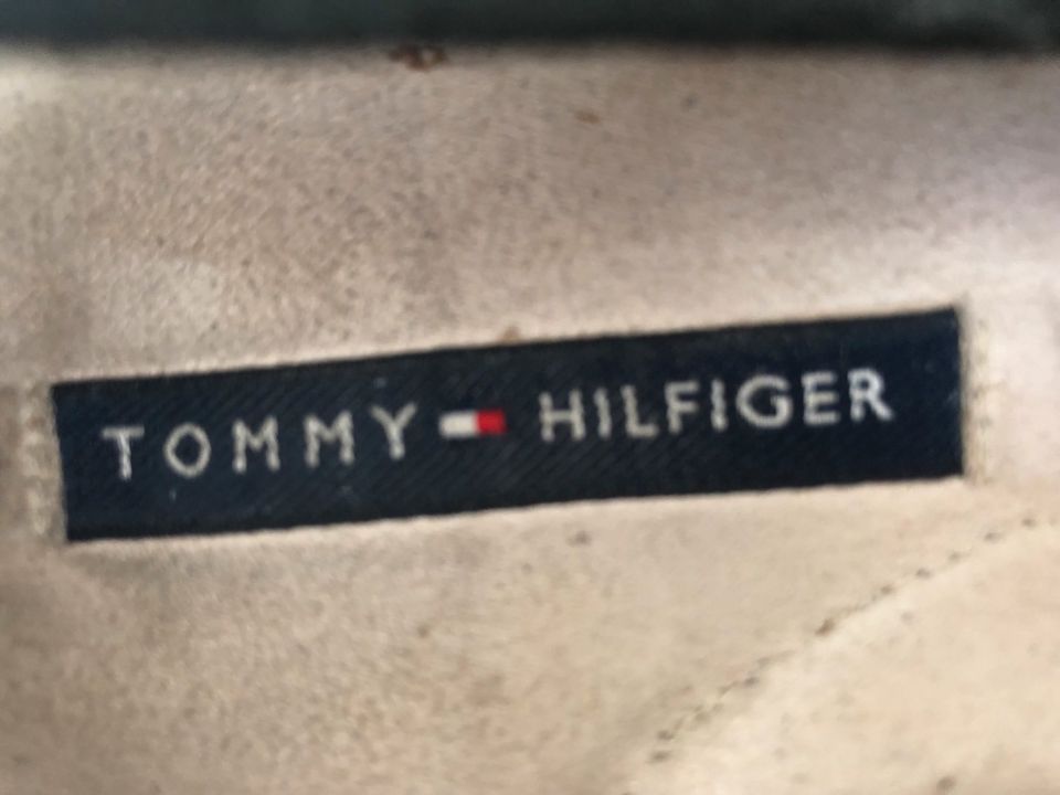 Tommy Hilfiger Ballerinas schwarz Leder Gr. 8 1/2 in Selm