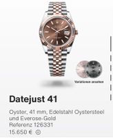 Ungetragen Rolex Datejust 41 Chocolate Zifferblatt - 126331 München - Altstadt-Lehel Vorschau