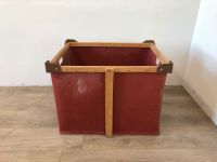 #A Transportkiste rot Holz Pappe Kiste Box Stauraum Aufbewahrung Sachsen - Burgstädt Vorschau