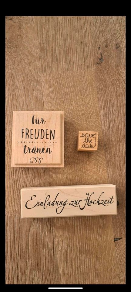 Diverse Stempel zur Hochzeit in Vöhringen