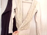 Jacke Jäckchen Cardigan Blazer zarte Spitze creme S shabby Leipzig - Leipzig, Zentrum-Ost Vorschau