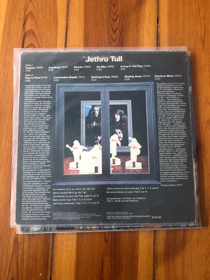 Jethro Tull vinyl in Berlin