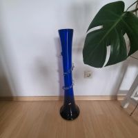 Vase Glasvase 67cm  Handarbeit Blau Perlen Deko Kunst Vintage Baden-Württemberg - Zell am Harmersbach Vorschau