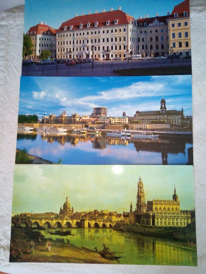 9 Postkarten von Dresden 23 x 12 cm in Fulda