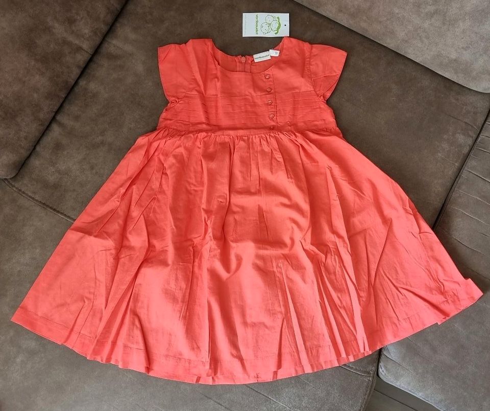 NEU Gr. 114 cm 110 Vertbaudet festliches Sommerkleid Orange in Unterkirnach