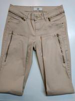 Damen Hose Zara 36/38 neu Creme Reißverschlüsse Skinny Popeline Nordrhein-Westfalen - Kevelaer Vorschau