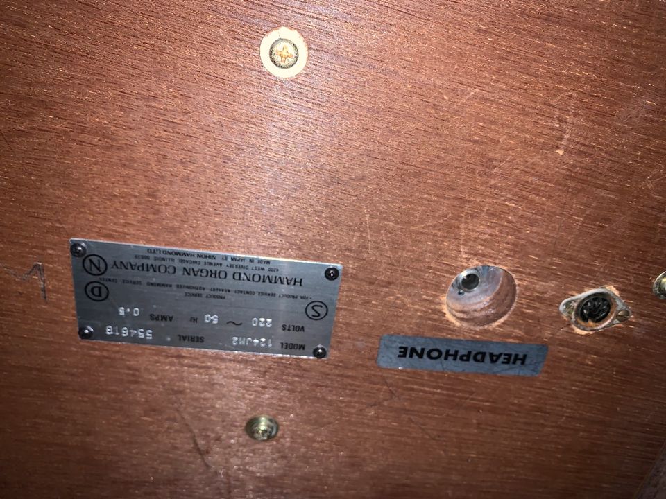 Hammond Orgel 124 JM 2 gut erhalten in Kaltenengers