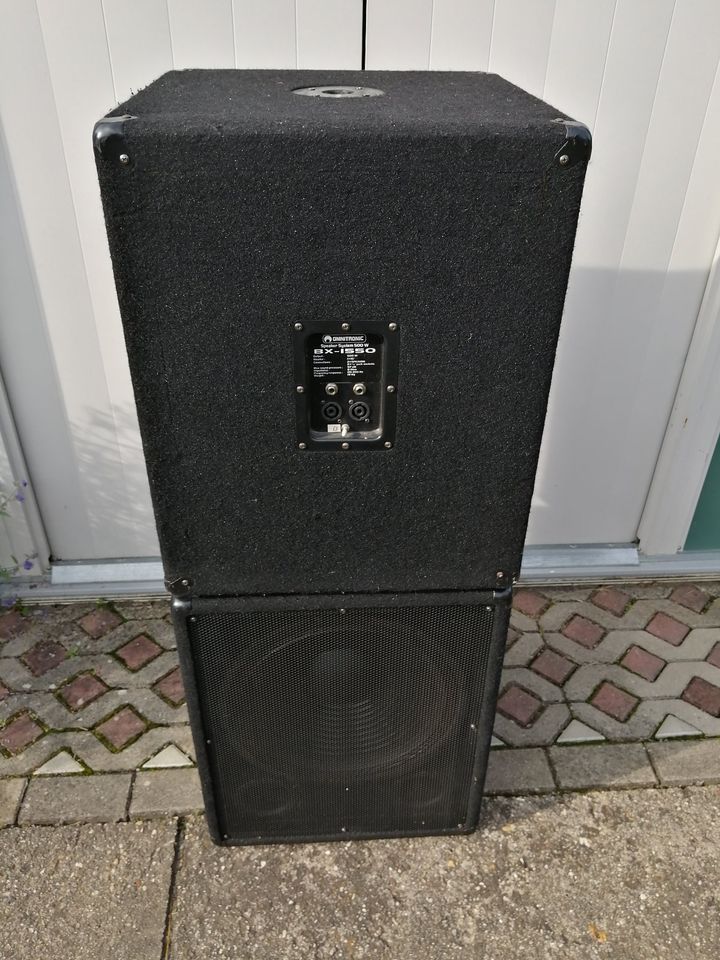 Disco Lautsprecher Omnitronic BX-1550 Subwoofer 500W Subwoofer in Weimar