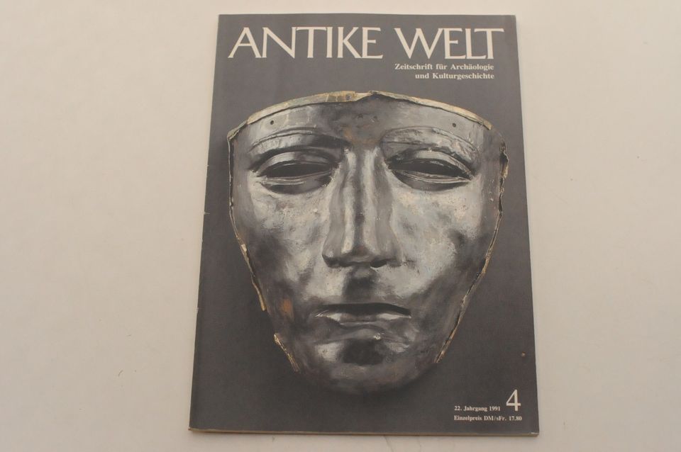Antike Welt,1991, 4. Zeitschrift für Archäologie u. Kulturgesch in Köln