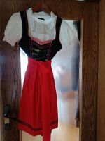 Dirndl schwarz rot 36 mit Bluse und Schürze Baden-Württemberg - Neuenstein Vorschau