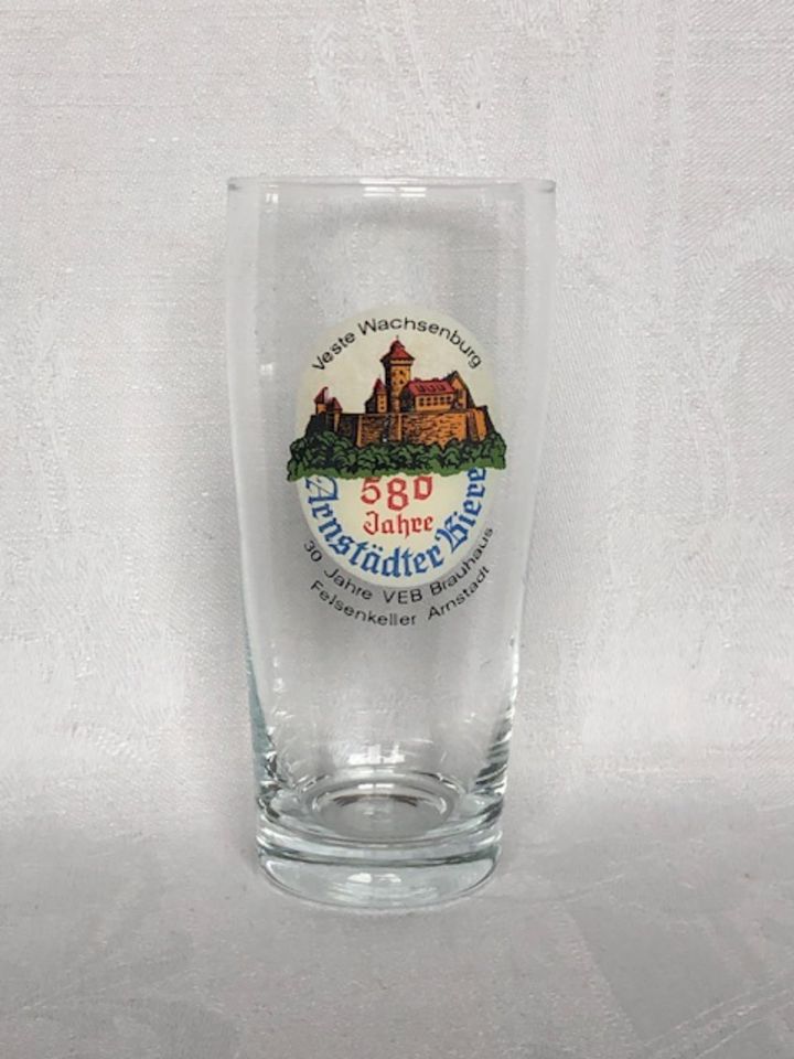 Bierglas - Veste Wachsenburg - 580 Jahre Arnstädter Biere in Leipzig