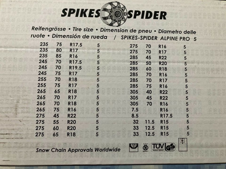 Spikes-Spider Alpine Pro Gr. in Nordrhein-Westfalen Mülheim (Ruhr)  eBay Kleinanzeigen ist jetzt Kleinanzeigen