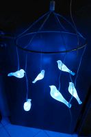 Mobile Led Eisvögel von Ikea für innen & außen geeignet, wie neu! Sachsen - Aue Vorschau