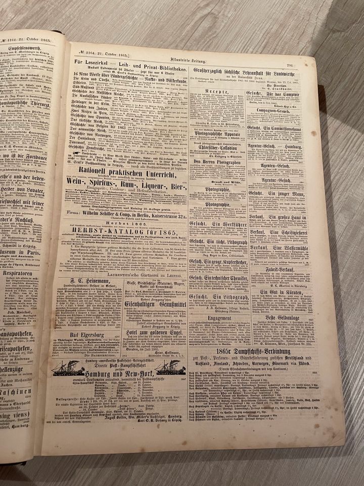 Illustrirte Zeitung (7. Oktober 1865 - 14. April 1866) in München