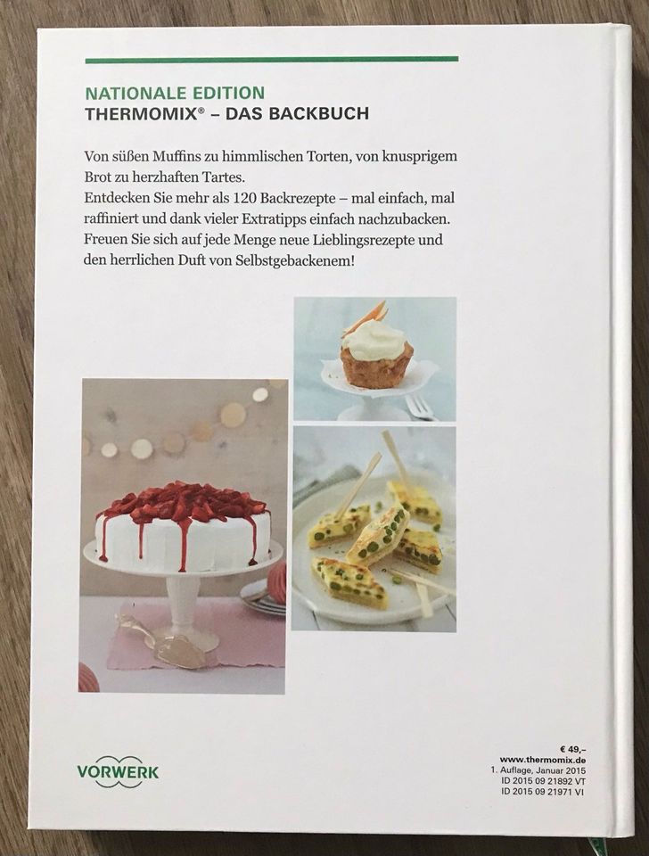 Kochbuch Thermomix Das Backbuch in Heilbad Heiligenstadt