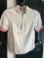 more & more Bluse Kurzarm weiß mit pink 24 Bayern - Geisenfeld Vorschau