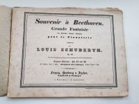 Souvenir a Beethoven Grande Fantaisie Pianoforte Louis Schuberth Baden-Württemberg - Leonberg Vorschau