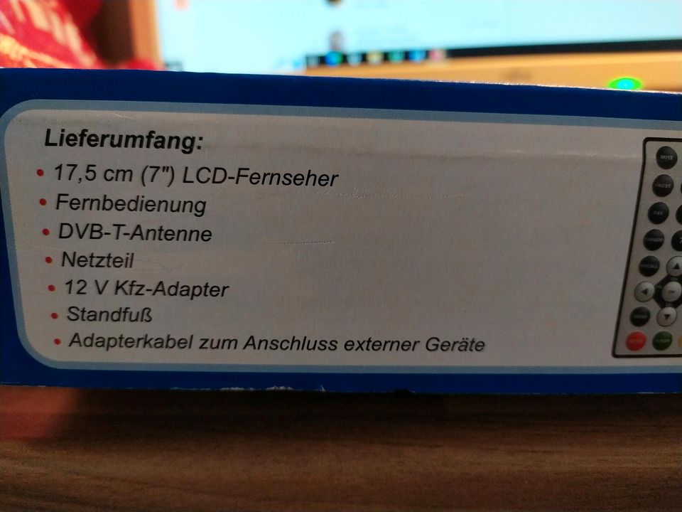 7'' LCD TV mit DVB-T Tuner und Mediaplayer in Friolzheim