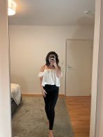 Bershka Offshoulder Top Weiß XS Hamburg - Wandsbek Vorschau