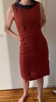 Kleid Boden 100% Leinen, UK 8 , DE ca. 34 / 36 , orange- rot Mitte - Wedding Vorschau