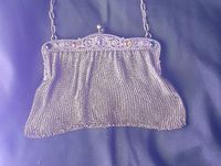 Theatertasche/Kettentasche aus 800er Silber, mit Amethyst Baden-Württemberg - Neuhausen Vorschau