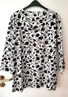 Sommerlongbluse, -Tunika, Gr.42,100% Baumwolle,weiß,schwarz,rot Brandenburg - Kleinmachnow Vorschau