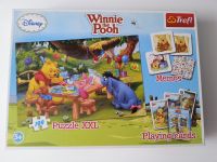 Winnie Pooh -Memory Karten Spiel Puzzle 100 Teile XXL, 3 in 1 Set Harburg - Hamburg Hausbruch Vorschau