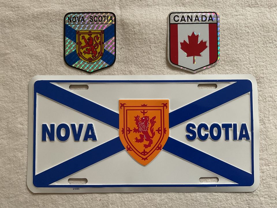 Kennzeichen Nummernschild Aufkleber Sticker Nova Scotia Canada in  Schleswig-Holstein - Laboe