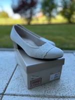 Hochzeitsschuh, festlicher Pumps beige Gr 42, Gr 8 Bayern - Waldthurn Vorschau