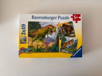Ravensburger Puzzle 3x49 Teile Herrscher der Urzeit Dinosaurier Hamburg-Nord - Hamburg Barmbek Vorschau