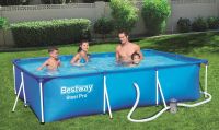 Bestway Pool - Set mit Filterpumpe, eckig, blau 400 x 211 # 56424 Nordrhein-Westfalen - Grevenbroich Vorschau